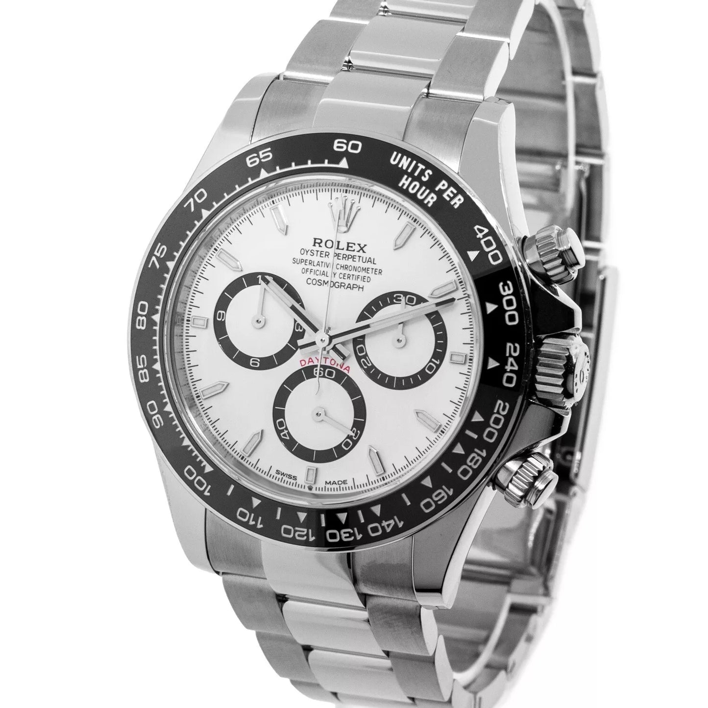 Daytona 116500 Panda 40mm Clean CF 904L Black Ceramic White Dial 4130