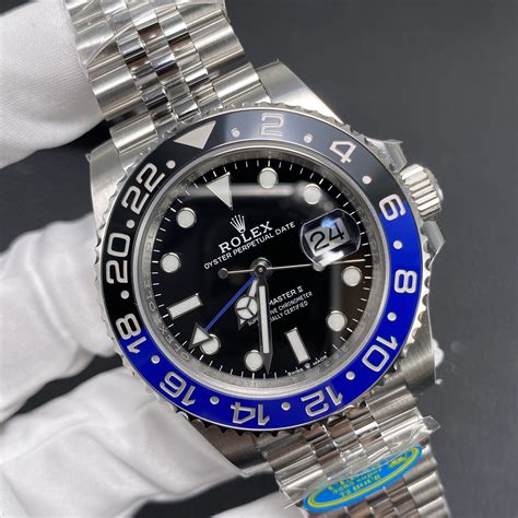 GMT- Master II 126710 BLNR Clean CF Black/Blue Ceramic Jubilee Bracelet DD3285 V3