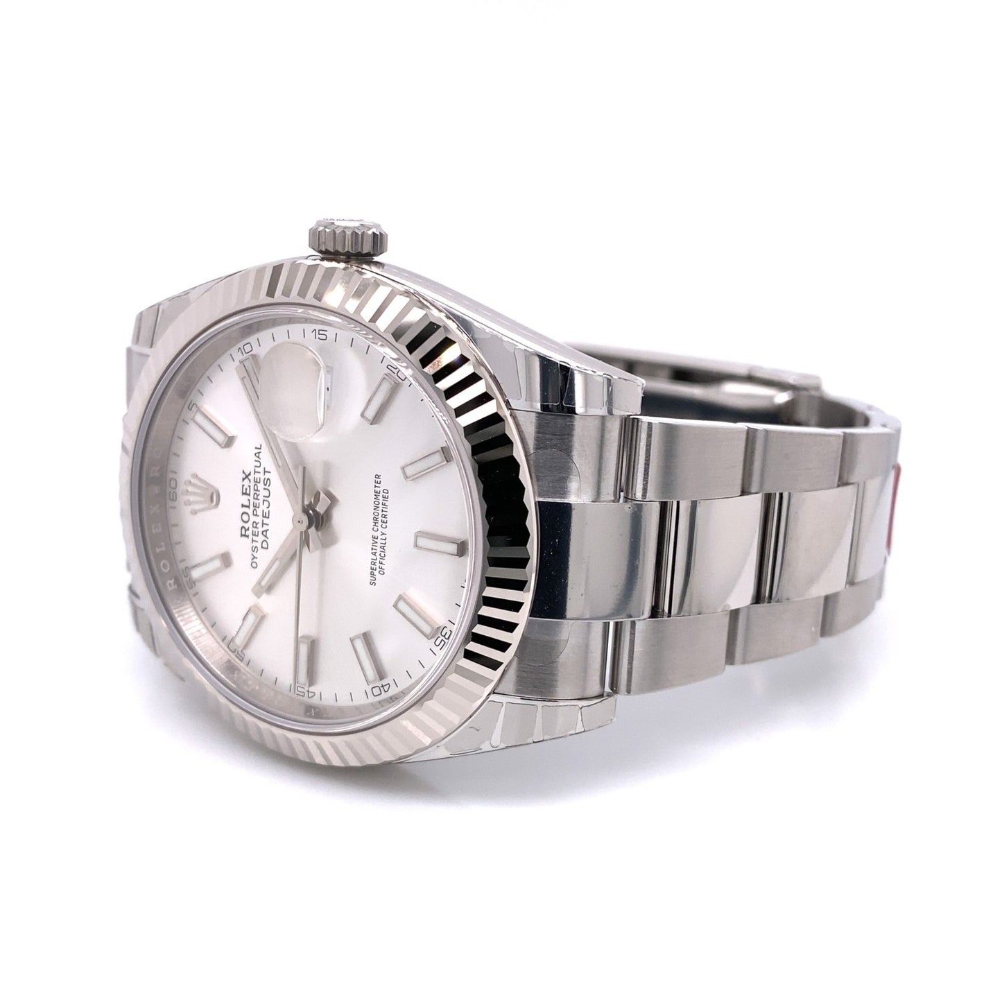 DateJust 41MM 126334 VSF Fluted Bezel White Dial Oyster Bracelet VS3235